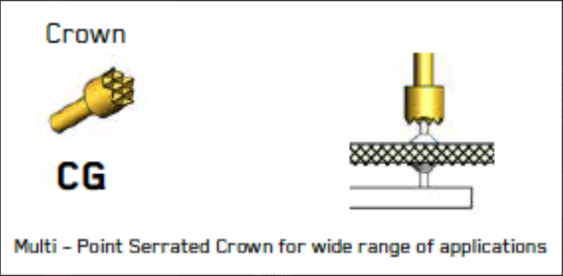Yüksek vuruş doğruluğu için 100 millik taç ucu ve BeCu Plunger ile yaylı test sondası