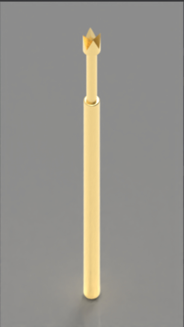 Yüksek vuruş doğruluğu için 100 millik taç ucu ve BeCu Plunger ile yaylı test sondası