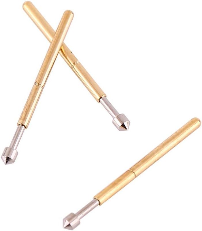 PCB Testleri için 3A Akım 50mΩ Direniş ve 2.5mm Vuruşlu Bahar Temas Sondu Pogo Pin