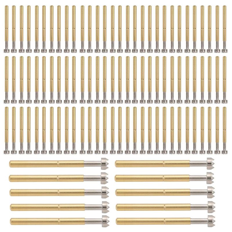 2,36 mm Yaylı Test Probu, 9 Pençeli ve 100 Adet Pirinç Namlulu Yaylı Test Pimi, Endüstriyel Test İçin