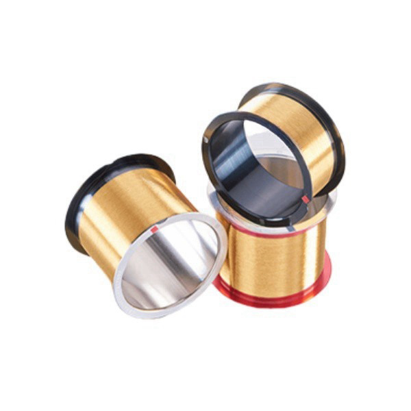 24K Altın Bağlama Tel Mikroelektronik için 1 mm çapında 4N 99.99% saflık