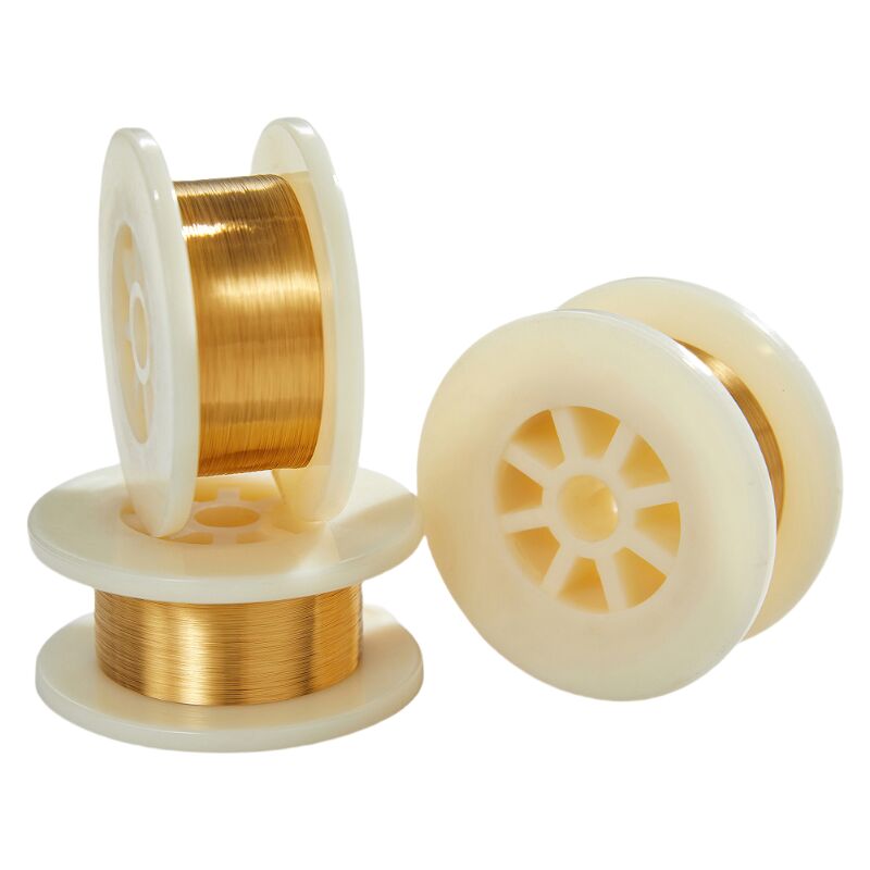 0.003mm Mikro Altın Kaplamalı Tungsten Tel Yarı İletken Yapıştırma İçin Korozyon Önleyici