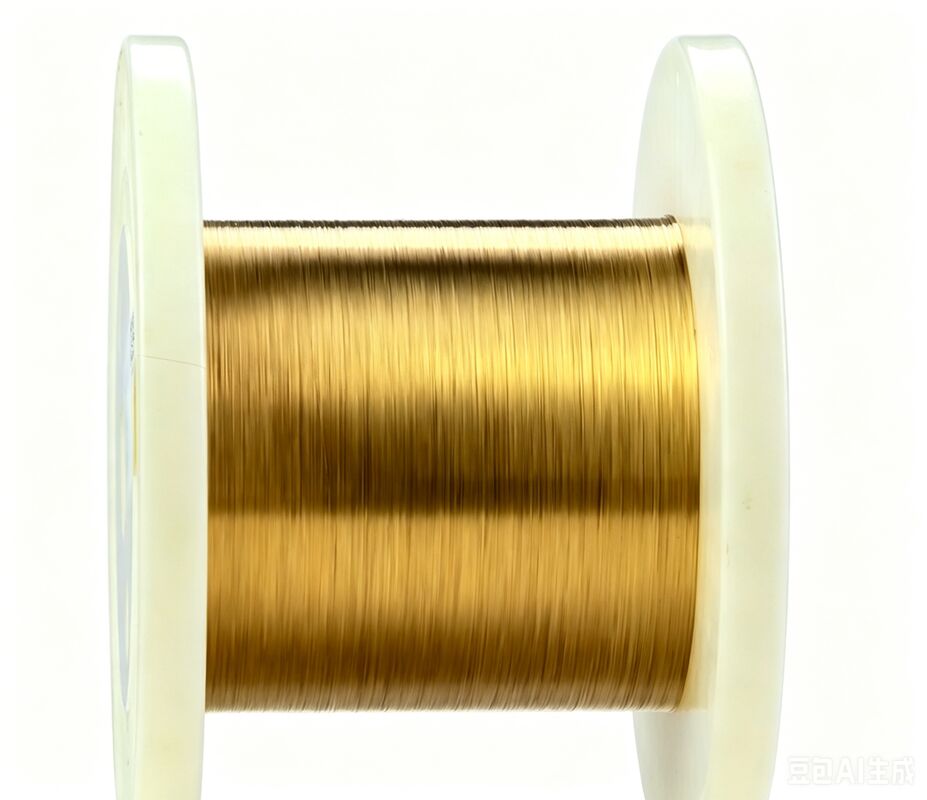 0.0035mm Mikro Çaplı Altın Kaplama Tungsten Tel Vakum Elektronik Mikro Parçalar İçin