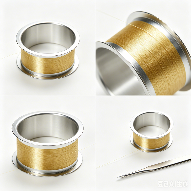 Stokta Micro Gold Plated Silver Wire Stable Bond Strength Mini LED Packaging Wire